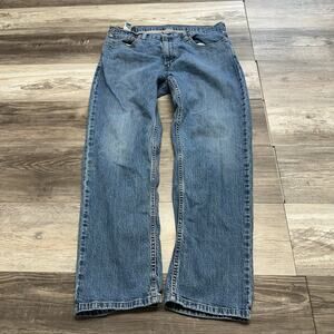 Levi's 559 Jeans Red Tab  Faded Mid Wash Blue Mens 34x29 Relaxed Straight Denim